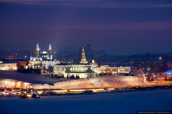 Winter in Kazan, Russia - the view from above, photo 3