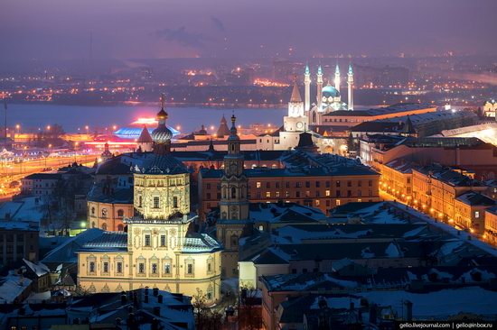 Winter in Kazan, Russia - the view from above, photo 4