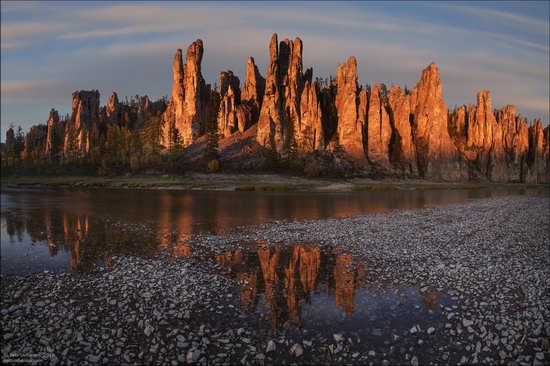 Picturesque Castles of the Sinyaya River in Yakutia, Russia, photo 11