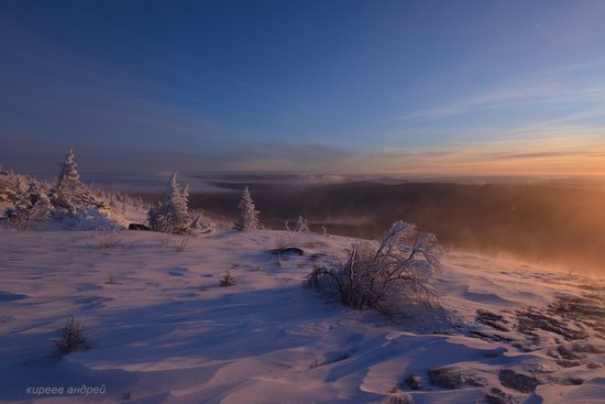 Frosty dawn in Taganay National Park, Russia, photo 13