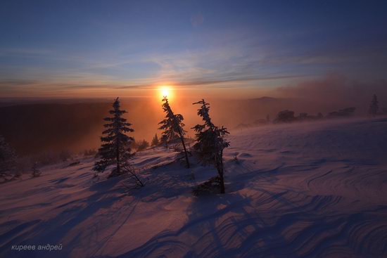 Frosty dawn in Taganay National Park, Russia, photo 14