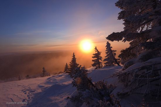 Frosty dawn in Taganay National Park, Russia, photo 15