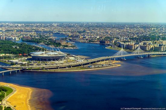 St. Petersburg, Russia from the highest observation deck in Europe, photo 12