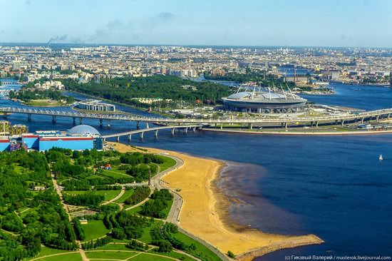 St. Petersburg, Russia from the highest observation deck in Europe, photo 2