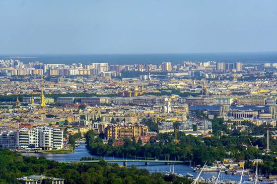 St. Petersburg, Russia from the highest observation deck in Europe, photo 24