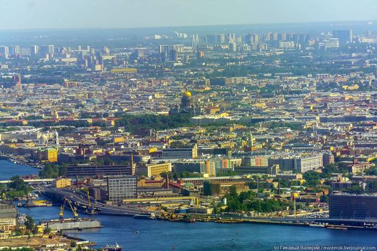 St. Petersburg, Russia from the highest observation deck in Europe, photo 7