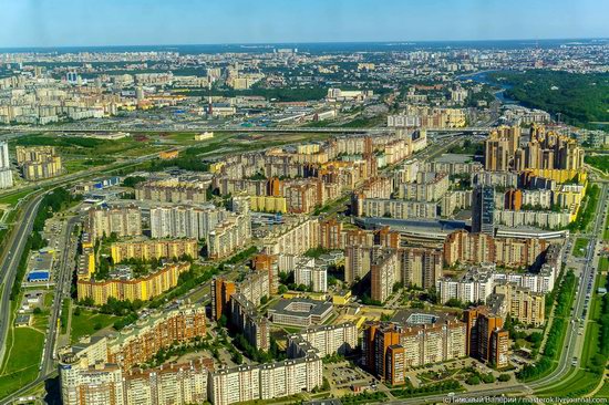 St. Petersburg, Russia from the highest observation deck in Europe, photo 9