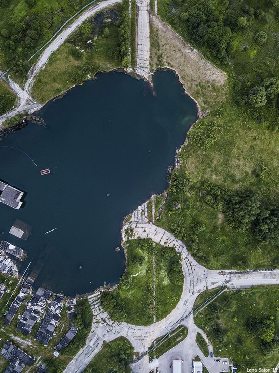 Sinkholes in Berezniki city, Perm region, Russia, photo 18