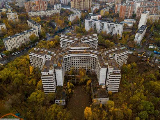 Abandoned Khovrino Hospital, Moscow, Russia, photo 2