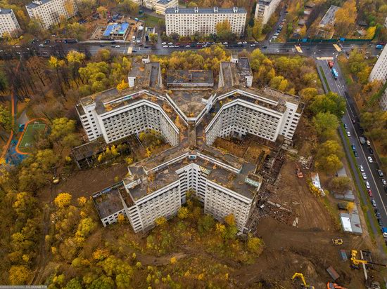 Abandoned Khovrino Hospital, Moscow, Russia, photo 5