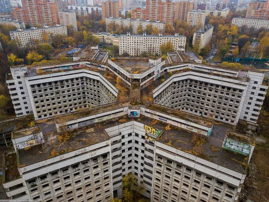 Abandoned Khovrino Hospital, Moscow, Russia, photo 8