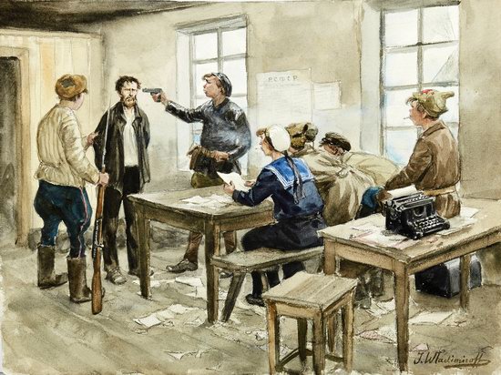 Russia in 1917-1919 - the Paintings of Ivan Vladimirov, picture 10