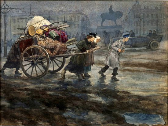 Russia in 1917-1919 - the Paintings of Ivan Vladimirov, picture 18