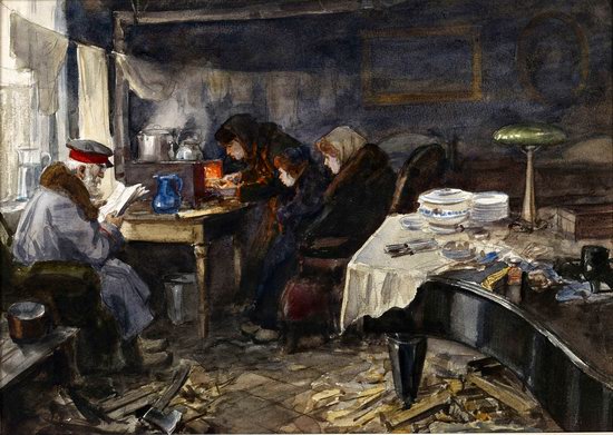 Russia in 1917-1919 - the Paintings of Ivan Vladimirov, picture 19