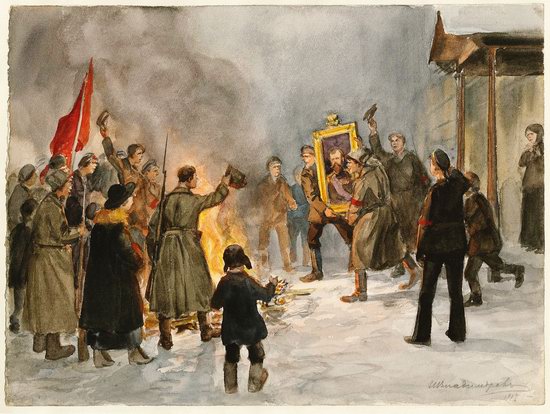 Russia in 1917-1919 - the Paintings of Ivan Vladimirov, picture 2