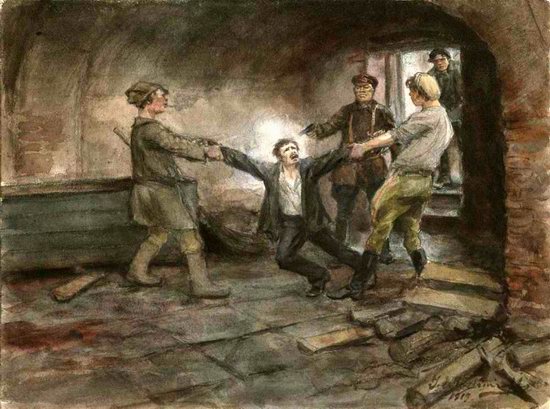 Russia in 1917-1919 - the Paintings of Ivan Vladimirov, picture 22