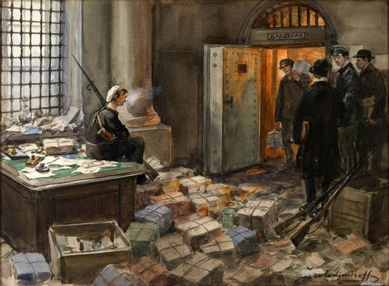 Russia in 1917-1919 - the Paintings of Ivan Vladimirov, picture 27