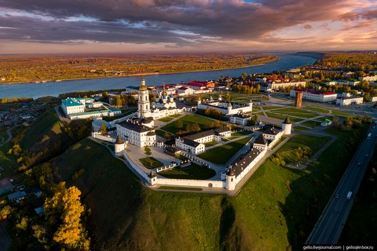 Tobolsk, Russia from above, photo 1