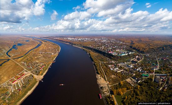 Tobolsk, Russia from above, photo 14