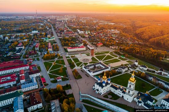 Tobolsk, Russia from above, photo 16