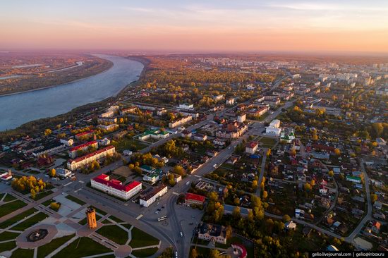 Tobolsk, Russia from above, photo 18