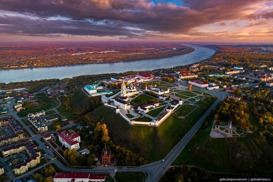 Tobolsk, Russia from above, photo 3