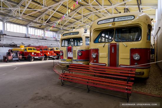 Soviet retro vehicles in the Moscow Transport Museum, Russia, photo 1