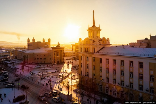 Ulan-Ude, Russia - the view from above, photo 1