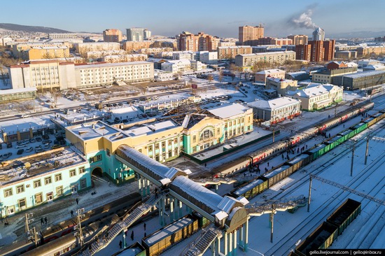 Ulan-Ude, Russia - the view from above, photo 17