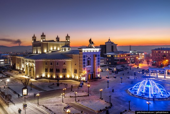 Ulan-Ude, Russia - the view from above, photo 5