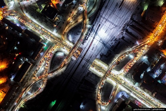 Ulan-Ude, Russia - the view from above, photo 6