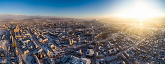 Ulan-Ude, Russia - the view from above, photo 7