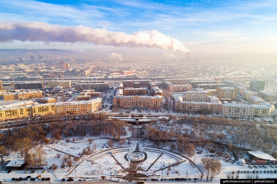 Ulan-Ude, Russia - the view from above, photo 8