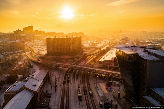 Ulan-Ude, Russia - the view from above, photo 9