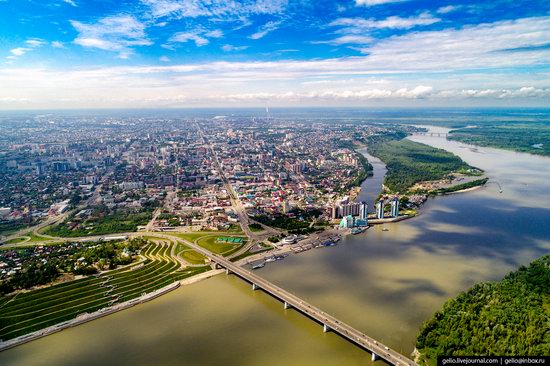 Barnaul, Russia - the view from above, photo 1