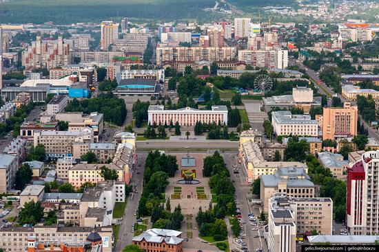 Barnaul, Russia - the view from above, photo 7