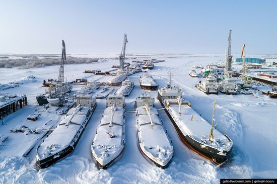 Salekhard, Russia - the view from above, photo 15