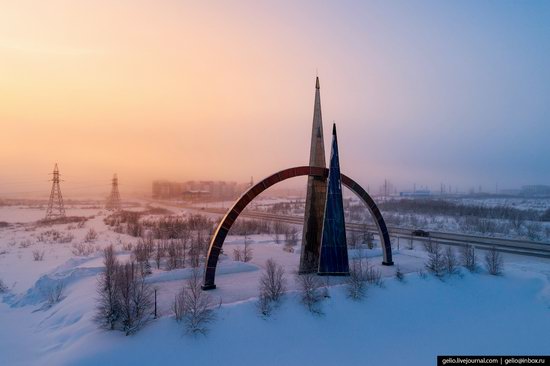 Salekhard, Russia - the view from above, photo 2