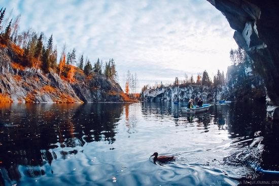 Autumn in the Ruskeala Mountain Park, Karelia, Russia, photo 11