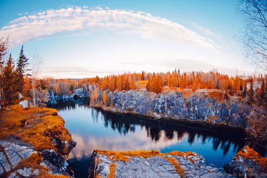 Autumn in the Ruskeala Mountain Park, Karelia, Russia, photo 2