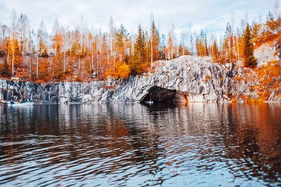 Autumn in the Ruskeala Mountain Park, Karelia, Russia, photo 21