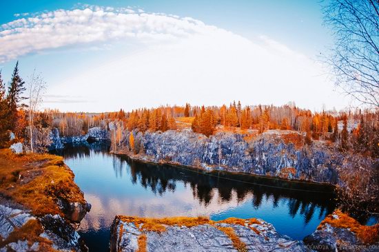 Autumn in the Ruskeala Mountain Park, Karelia, Russia, photo 22