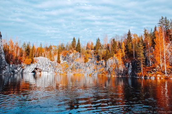 Autumn in the Ruskeala Mountain Park, Karelia, Russia, photo 4