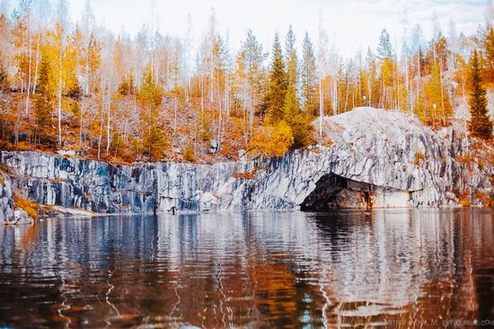 Autumn in the Ruskeala Mountain Park, Karelia, Russia, photo 5