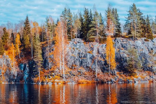 Autumn in the Ruskeala Mountain Park, Karelia, Russia, photo 6