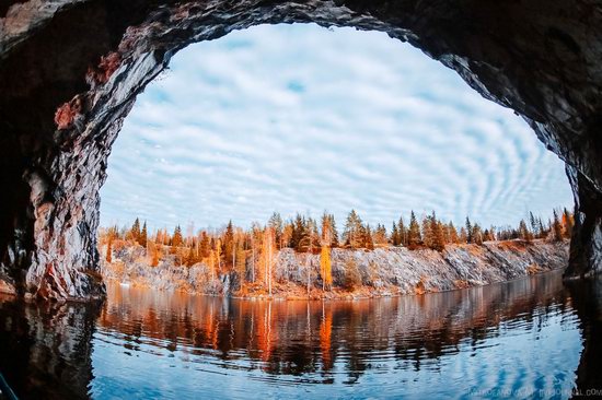 Autumn in the Ruskeala Mountain Park, Karelia, Russia, photo 7