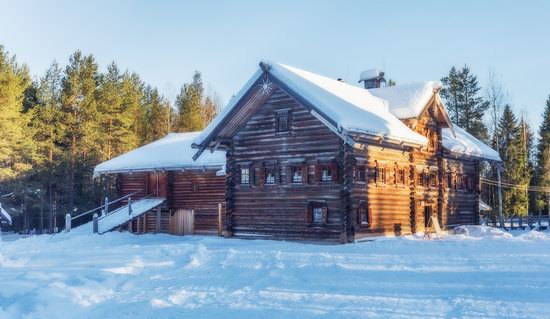 Winter in the Museum of the Russian North Malye Korely, Astrakhan Oblast, Russia, photo 1