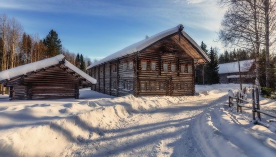 Winter in the Museum of the Russian North Malye Korely, Astrakhan Oblast, Russia, photo 11