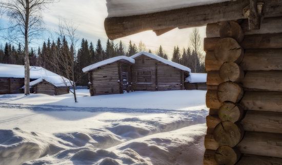 Winter in the Museum of the Russian North Malye Korely, Astrakhan Oblast, Russia, photo 15