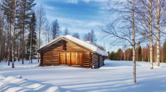 Winter in the Museum of the Russian North Malye Korely, Astrakhan Oblast, Russia, photo 17